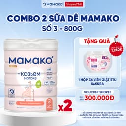 Thumbnail Combo 2 Lon Sữa Dê Công Thức MAMAKO Premium Số 3 - 800g 1