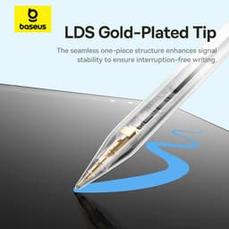 Thumbnail Bút Cảm Ứng Baseus Smooth Writing 3 – Sạc Không Dây Phiên Bản Chủ Động Màu Trắng Ánh Trăng Kèm Ngòi Bút Thay Thế 1