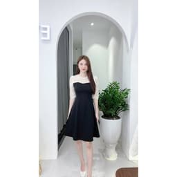 Thumbnail Váy xòe  phối ren kiểu dáng thanh lịch mặc đi làm đi chơi  Evalover 1