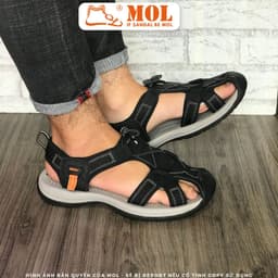 Thumbnail Sandal nam Vento bít mũi NV7606G màu xám có big size 44 45 | Vento  NV7606 SD7606 3