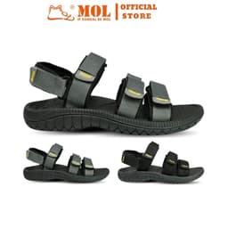 Thumbnail Sandal nam Rova 3 quai ngang RV39-1G màu xám 1