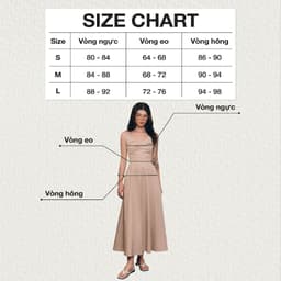 Thumbnail DOTTIE - Đầm midi xoắn ngực - Beige - D0701 2