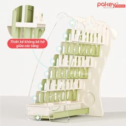 Thumbnail Giá Sách 4 Tầng Cho Bé Pakey Hình Gấu Dễ Thương Kèm 2 Hộc Đựng Đồ Chơi Tiện Lợi, Kệ Đựng Sách Nhiều Ngăn 3