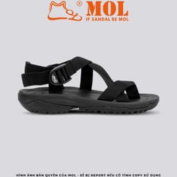 Thumbnail Sandal nam Rova quai chéo RV937B màu đen 3