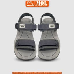Thumbnail Giày sandal nam Vento 2 quai ngang SD7939G màu xám có big size 44 45 | Vento  Leon SD7939 4