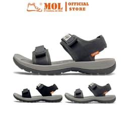 Thumbnail Giày sandal nam Vento 2 quai ngang SD7939G màu xám có big size 44 45 | Vento  Leon SD7939 1