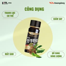 Thumbnail Nước giải rượu Hutkae KWANGDONG giảm say tăng cường chức năng, thanh lọc và mát gan chai 100ml 2
