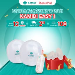 Thumbnail Máy Hút Sữa Rảnh Tay Kamidi Easy 1 Máy Hút Sữa Điện Đôi Chế Độ Sinh Học Tiện Lợi Cho Mẹ 1