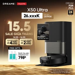 Thumbnail Robot hút bụi lau sàn chuyên dụng Dreame X50 Ultra - Bản Quốc Tế - Bảo Hành 24 Tháng 1