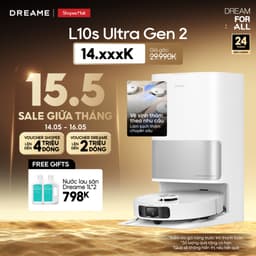 Thumbnail Robot lau sàn hút bụi tự làm sạch thông minh Dreame L10s Ultra Gen 2- Bản quốc tế - Bảo Hành 24 tháng 1