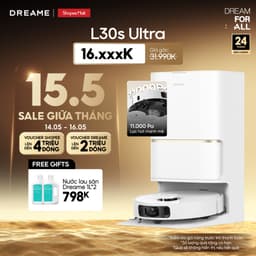 Thumbnail Robot hút bụi lau sàn chuyên dụng Dreame L30s Ultra/ X30 Ultra - Bản quốc tế - Bảo hành 24 tháng 1