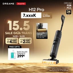 Thumbnail Máy Lau Sàn Hút Bụi Không Dây Cầm Tay Dreame H12 Pro - Bản quốc tế - BH 24 tháng 1