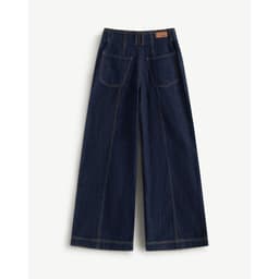 Thumbnail Quần Denim Nữ Ống Rộng Trơn Form Loose - Routine 10F24DPAW024 1