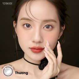Thumbnail Kính áp tròng VIVIMOON màu nâu THƯƠNG, lens cận cho mắt thở BST HÀM ÂN, hạn sử dụng 6 tháng độ cận 0-8 4