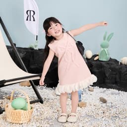 Thumbnail RẬP BABY - váy Baby Đính Nơ Tweed - BABI 14 1