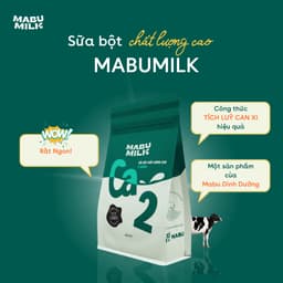 Thumbnail SỮA BỘT CHẤT LƯỢNG CAO Mabumilk ít đường - TÍCH LUỸ CANXI trước tuổi dậy thì tăng chiều cao cho trẻ từ 3 - 15 tuổi 2