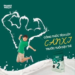 Thumbnail SỮA BỘT CHẤT LƯỢNG CAO Mabumilk ít đường - TÍCH LUỸ CANXI trước tuổi dậy thì tăng chiều cao cho trẻ từ 3 - 15 tuổi 4