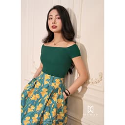 Thumbnail Chân Váy Nữ Công Sở Dự Tiệc MY WAY Xòe Bồng Họa Tiết Sang Trọng 9MCX285 2