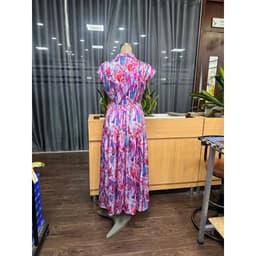 Thumbnail Đầm Sơ Mi Nữ Công Sở MY WAY Chiét Eo Họa Tiết Sang Trọng 3MD02221 1