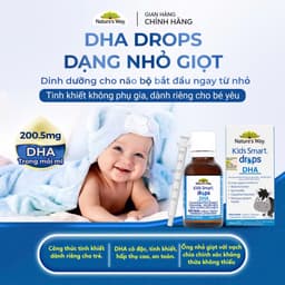 Thumbnail Combo 2 Hộp DHA Drops Nature's Way Kids Smart Drops Siro Thông Minh Bổ Sung DHA EPA, Hỗ Trợ Bổ Não Và Mắt Cho Bé 1