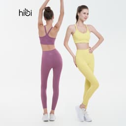 Thumbnail Set Đồ Tập Yoga Gym Hibi Sports H180 Kiểu 2 Dây Ba Lỗ Cổ Tim, Kèm Mút Ngực 1