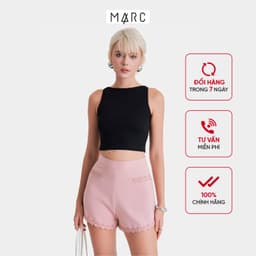 Thumbnail Áo thun croptop nữ MARC FASHION 3 lỗ cổ thuyền FALH061722 1