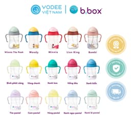Thumbnail b.box Bình nước 360 độ có van chống sặc và tay cầm cho bé tập uống nước 240ml 1