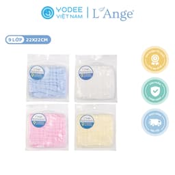 Thumbnail L'Ange Khăn sữa vải bông 9 lớp 22x22cm (set 1 cái) 1