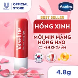 Thumbnail Son Dưỡng Môi Hồng Xinh Vaseline Lip Care Stick Rosy Lips 4.8g 3
