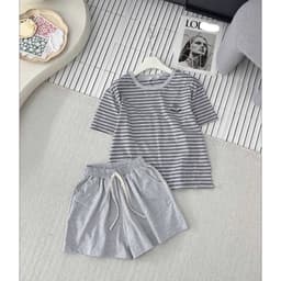 Thumbnail Bộ đồ nữ classic dáng đùi chất cotton co giãn, mềm mát 3
