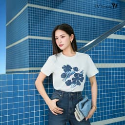 Thumbnail Moves Jeans - Quần denim ống suông, Quần công sở dạo phố nữ IVY moda MS 25M9087 3