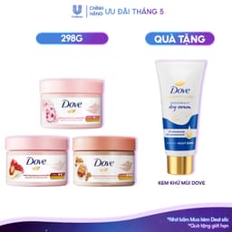 Thumbnail [CHÍNH HÃNG ĐỘC QUYỀN] Smoothie Tẩy Tế Bào Chết Body Dove Chăm Da Sáng Mịn 298g 1