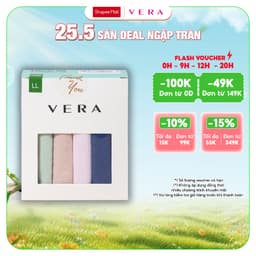 Thumbnail Combo 06 quần lót nữ cotton VERA 7166 [Giao màu ngẫu nhiên] 1