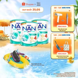 Thumbnail Bộ 3 lon Sữa bột Nestlé NAN OPTIPRO PLUS 4 800g/lon với 5HMO Giúp tiêu hóa tốt 1