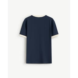 Thumbnail Áo Thun Tay Ngắn In Logo Phối Rib Form Fitted - Routine 10S25TSS023 1