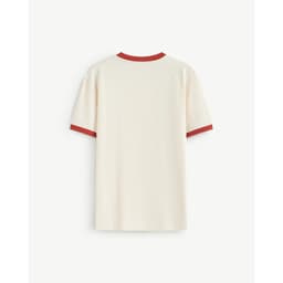 Thumbnail Áo Thun Tay Ngắn In Logo Phối Rib Form Fitted - Routine 10S25TSS023 3