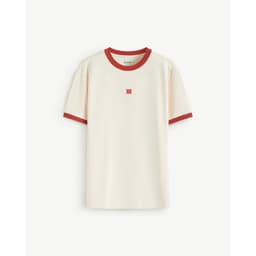 Thumbnail Áo Thun Tay Ngắn In Logo Phối Rib Form Fitted - Routine 10S25TSS023 2