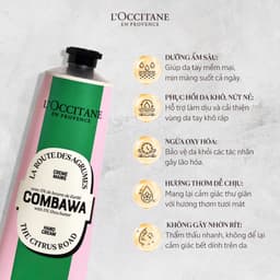 Thumbnail Kem Dưỡng Da Tay Bơ Đậu Mỡ Hương Chanh Combawa L'Occitane Shea Butter Hand Cream 150ml/30ml 2