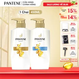 Thumbnail Dầu Gội PANTENE Pro-V Phục Hồi Hư Tổn/ Dưỡng Mềm Mượt - Chai 450ML 1
