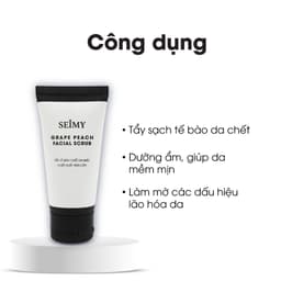 Thumbnail Gel Tẩy Tế Bào Chết Da Mặt Seimy 50gram - Grape Peach Facial Scrub 1