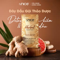 Thumbnail Gói Dầu Gội Tinh Dầu Thảo Dược Thiên Nhiên hiNICE Herbal Shampoo Hỗ Trợ Detox, Kiềm Dầu Da Đầu 2