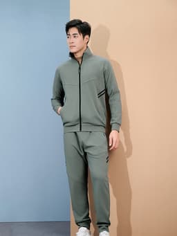 Thumbnail Bộ Quần Áo Nỉ Thu Đông Khóa Kéo Laroma Cho Nam | Sọc Đôi - Giữ Ấm - Vải Thơm - Kháng Khuẩn 1