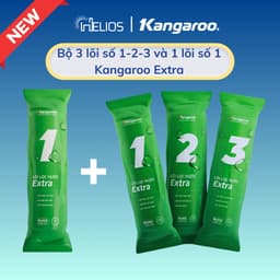 Thumbnail Combo 4 lõi lọc nước Kangaroo ( Bộ lọc thô số 1,2,3 + lõi số 1) cho máy lọc nước KANGAROO 1