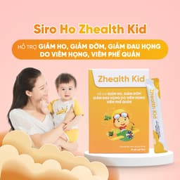 Thumbnail Siro ho Zhealth Kid cho trẻ viêm họng, amidan bổ phế, giảm ho long đờm (10 gói x 10ml) 4