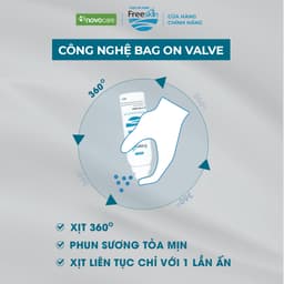 Thumbnail Xịt mụn lưng, viêm nang lông, dày sừng nang lông, viêm da Novocare - Freeskin, sạch mụn, mờ thâm, sáng da 80ml 3