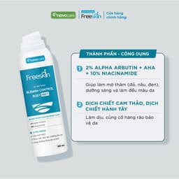 Thumbnail Xịt mờ thâm 360 độ Novocare - Freeskin Blemish Control Body Mist 80ml 1