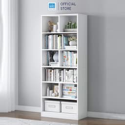 Thumbnail Giá Sách Gỗ Đứng Dài 60cm, Cao 178cm, Rộng 24m Kệ Để Sách Đồ Trang Trí Decor SIB KSG02, Tặng Tua Vít 1