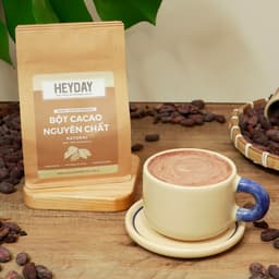 Thumbnail Bột cacao nguyên chất Việt Nam Heyday - Dòng Natural thuần tự nhiên, không kiềm hoá - Túi giấy 225g 2