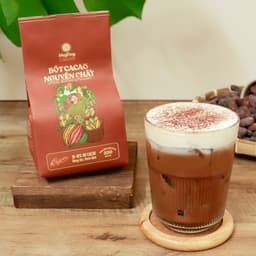 Thumbnail Túi 500g Bột cacao nguyên chất Việt Nam 100% không đường Heyday - Dòng Origin thượng hạng 3