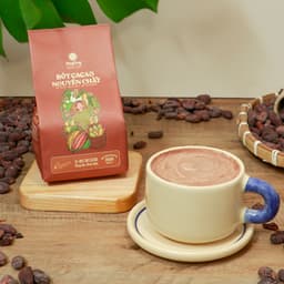 Thumbnail Túi 500g Bột cacao nguyên chất Việt Nam 100% không đường Heyday - Dòng Origin thượng hạng 2